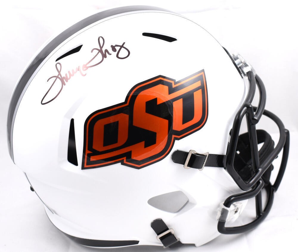 Thurman Thomas Signed Oklahoma State Full Size Speed Helmet