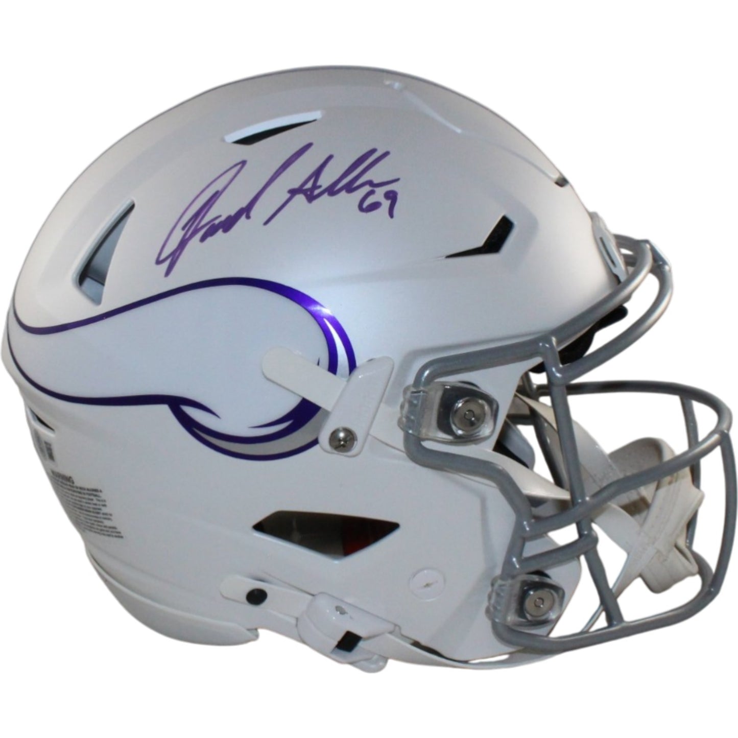 Jared Allen Minnesota Vikings Autographed Speedflex Alt Full Size Helmet