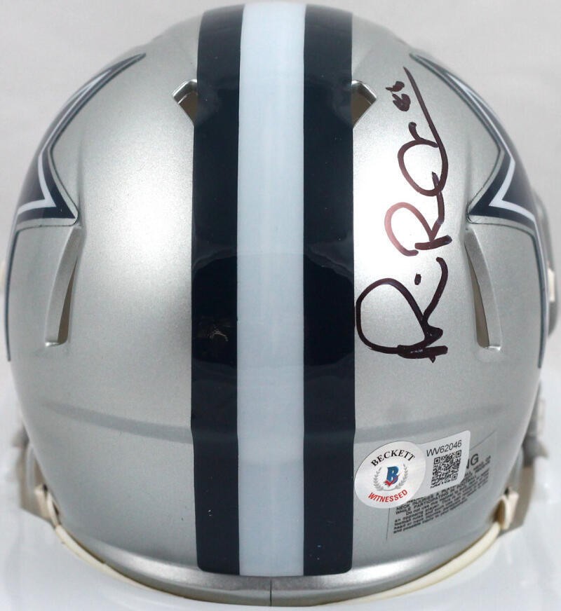 Michael Irvin Autographed Dallas Cowboys Black Speed Mini Helmet