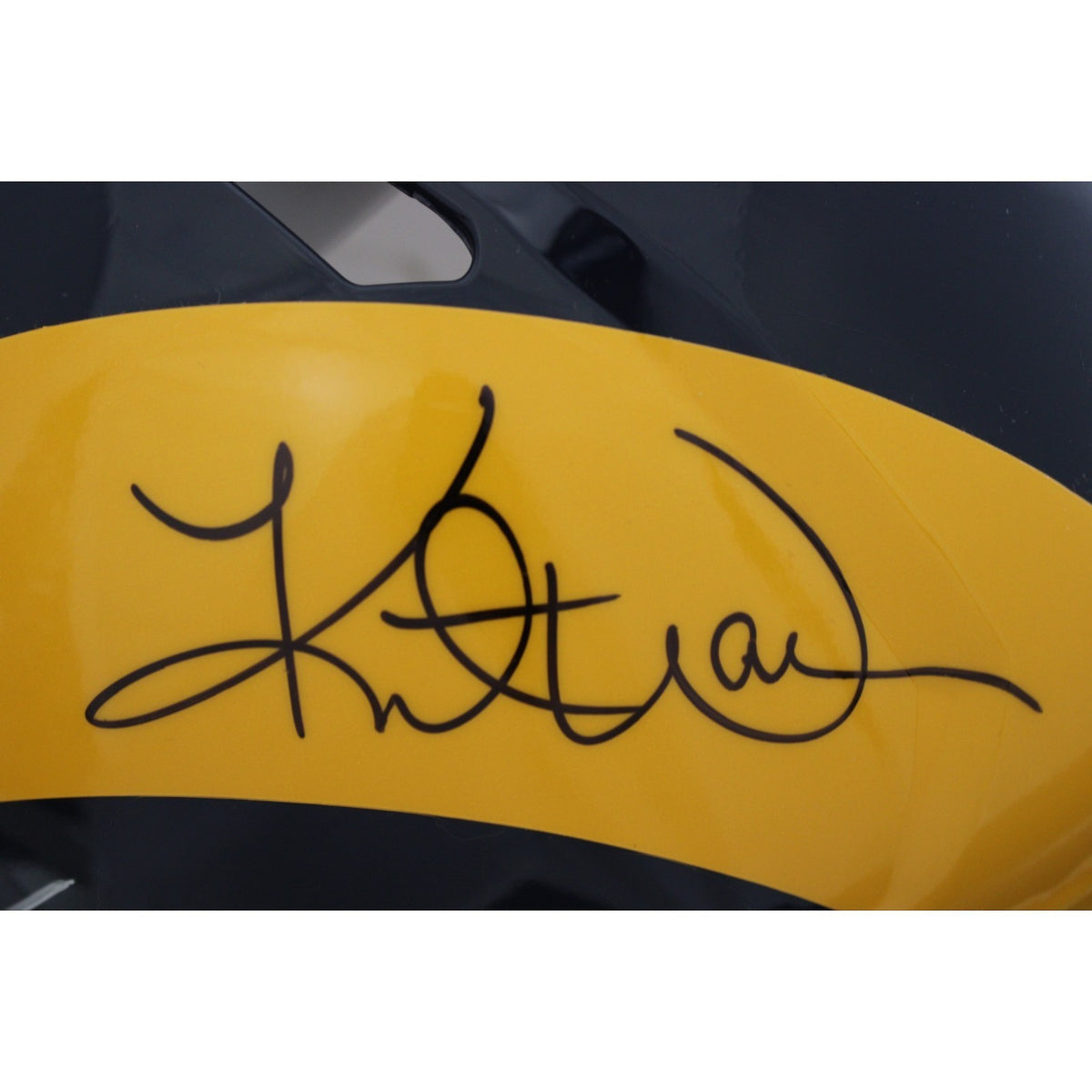 Warner, Faulk, Bruce & Holt Signed St. Louis Rams Throwback Proline Helmet