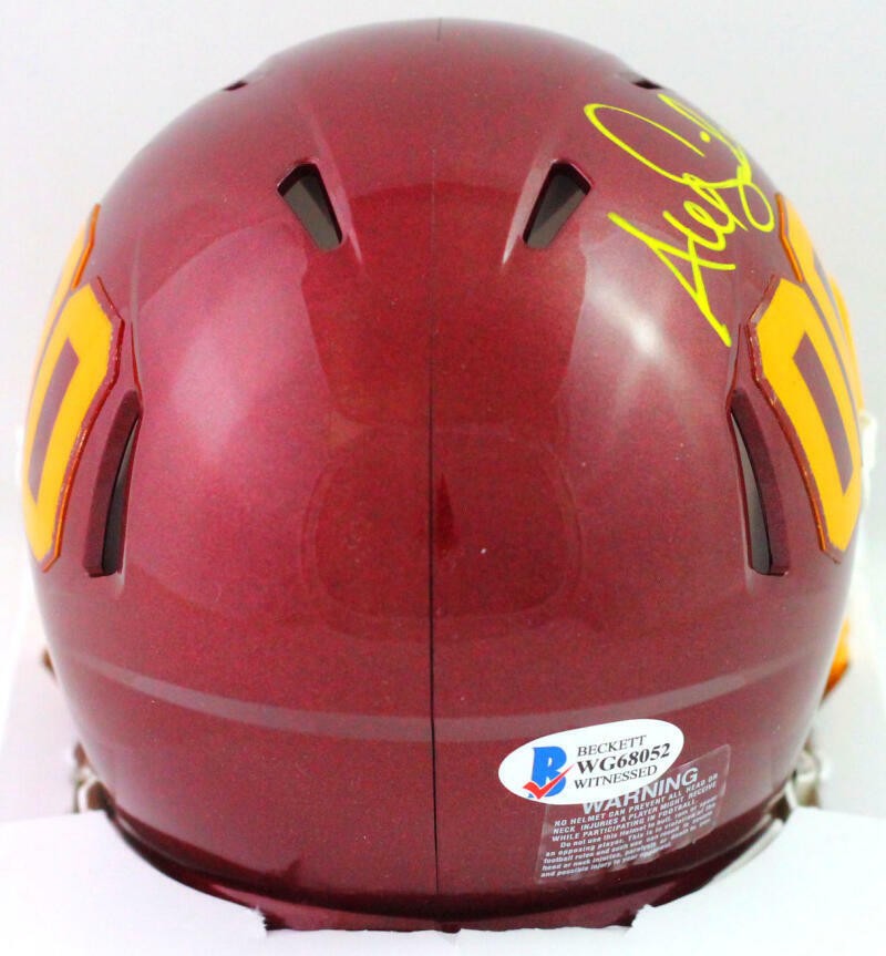 Alex Smith Signed Washington Football Team Mini Helmet