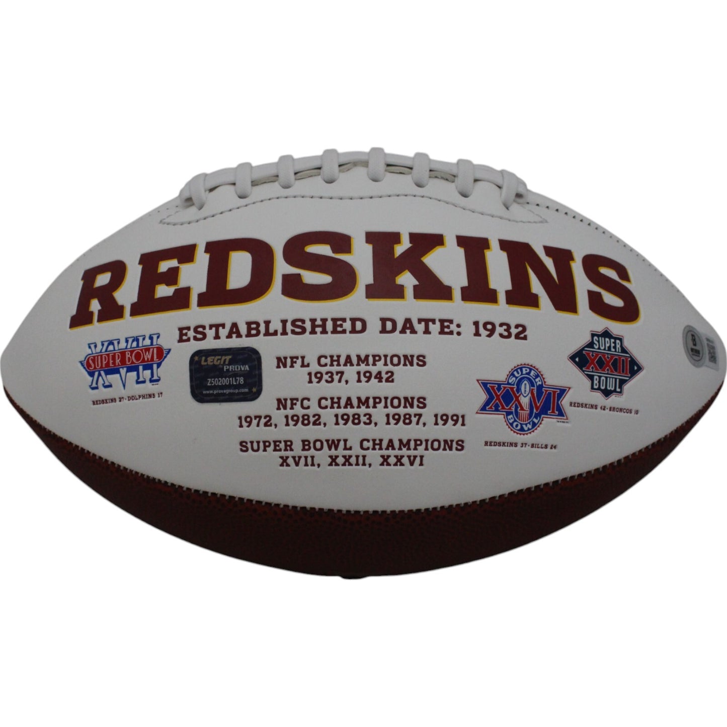 Chris Cooley Autographed Washington Redskins Logo Football (HTTR)