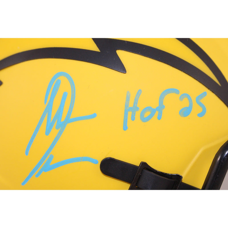 Antonio Gates San Diego Chargers Signed Rave Mini Helmet HOF Inscription