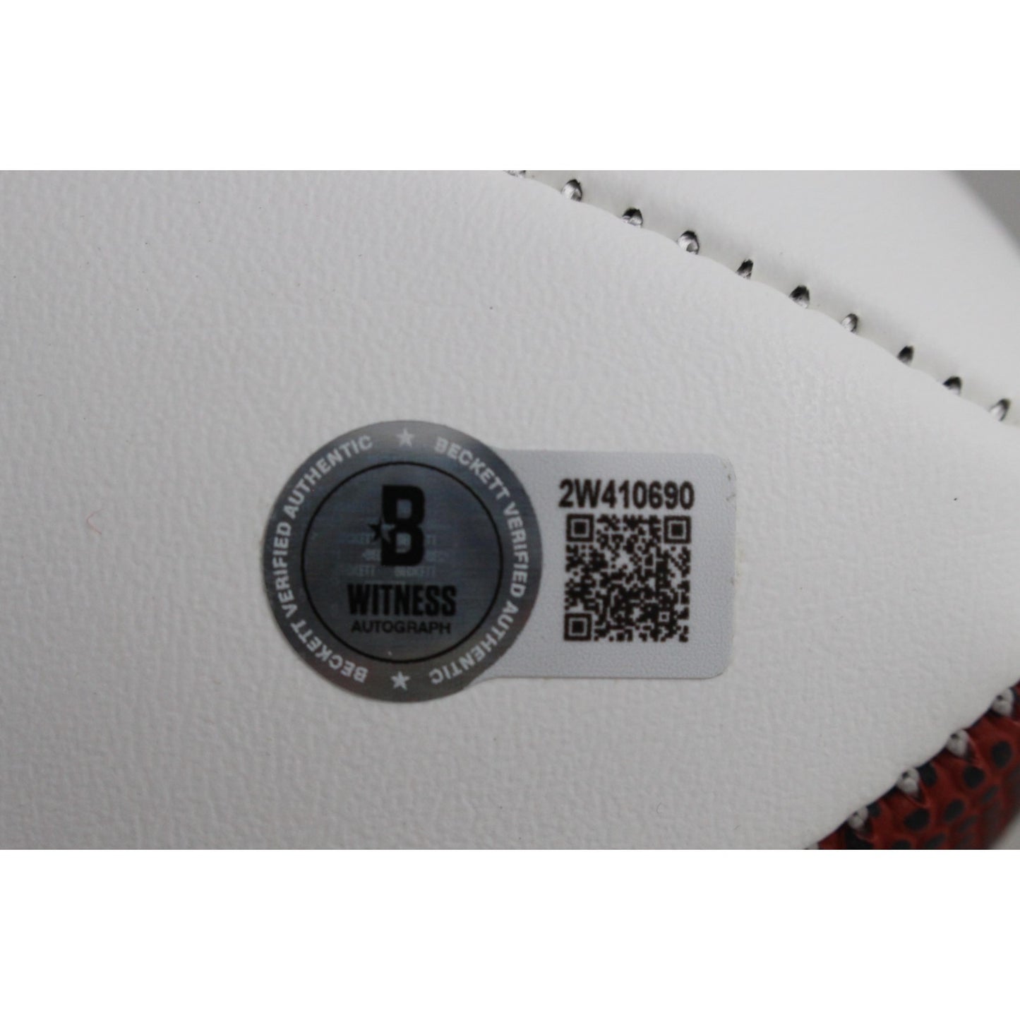 John Riggins Washington Redskins Autographed Logo Football (Beckett Witness)