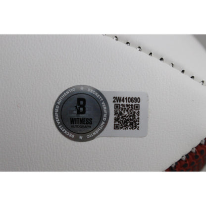 John Riggins Washington Redskins Autographed Logo Football (Beckett Witness)