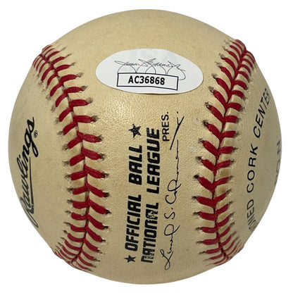 Mike Piazza New York Mets Autographed National League Baseball (JSA)
