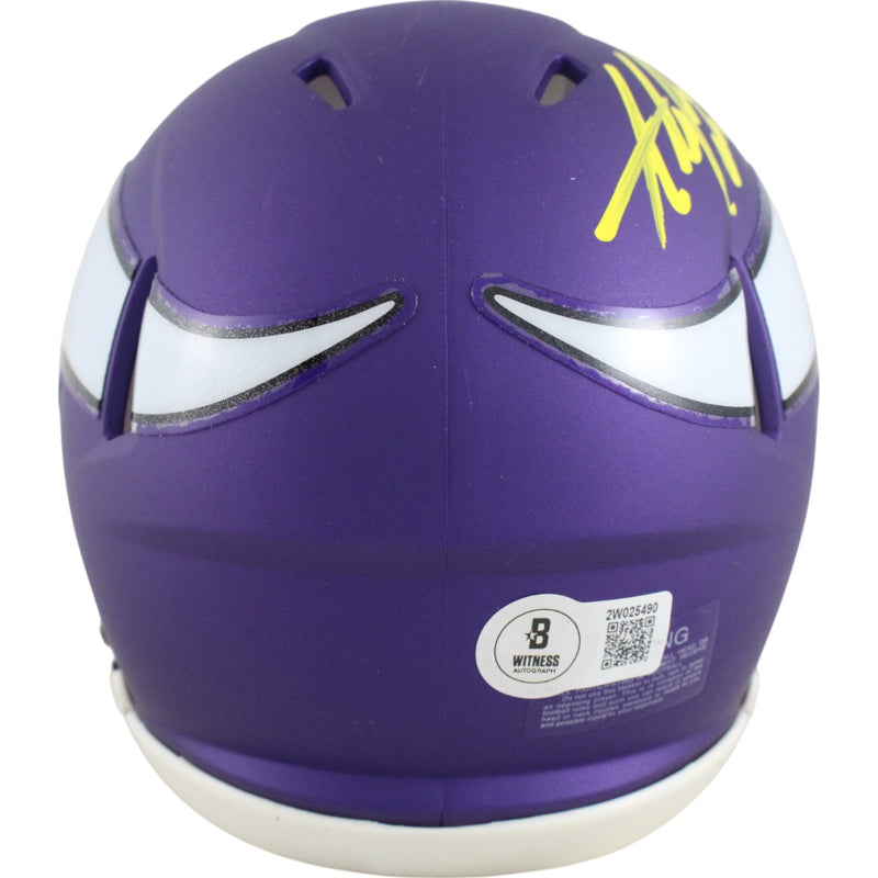 Adrian Peterson Minnesota Vikings Autographed Speed Mini Helmet