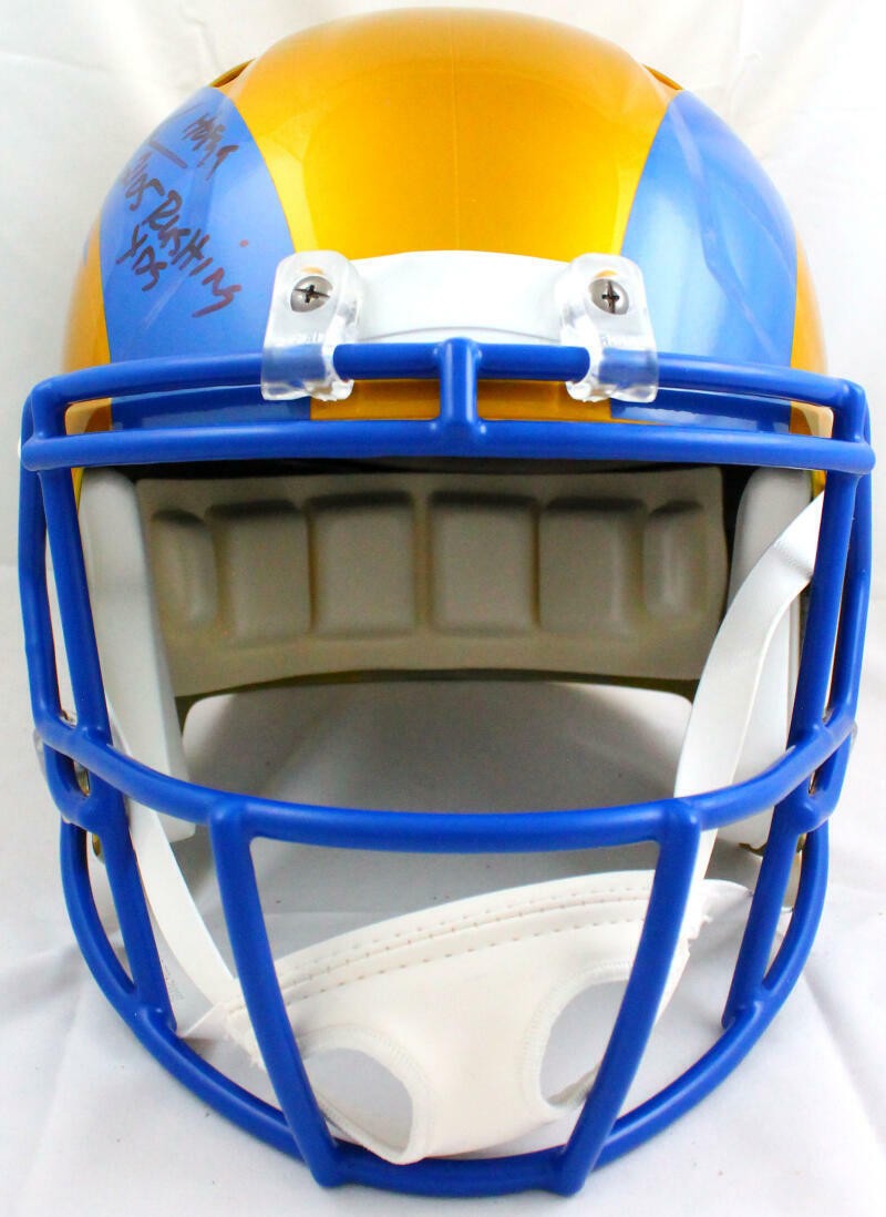 Eric Dickerson Signed Los Angeles Rams Flash Speed Full Size Helmet