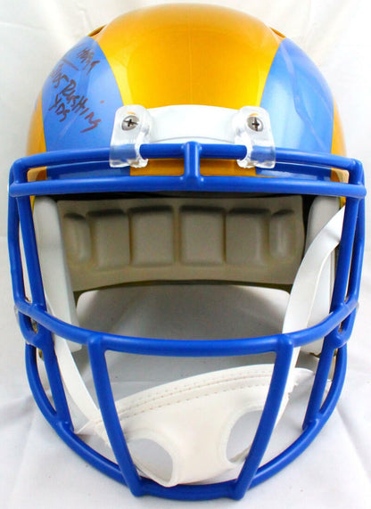 Eric Dickerson Signed Los Angeles Rams Flash Speed Full Size Helmet