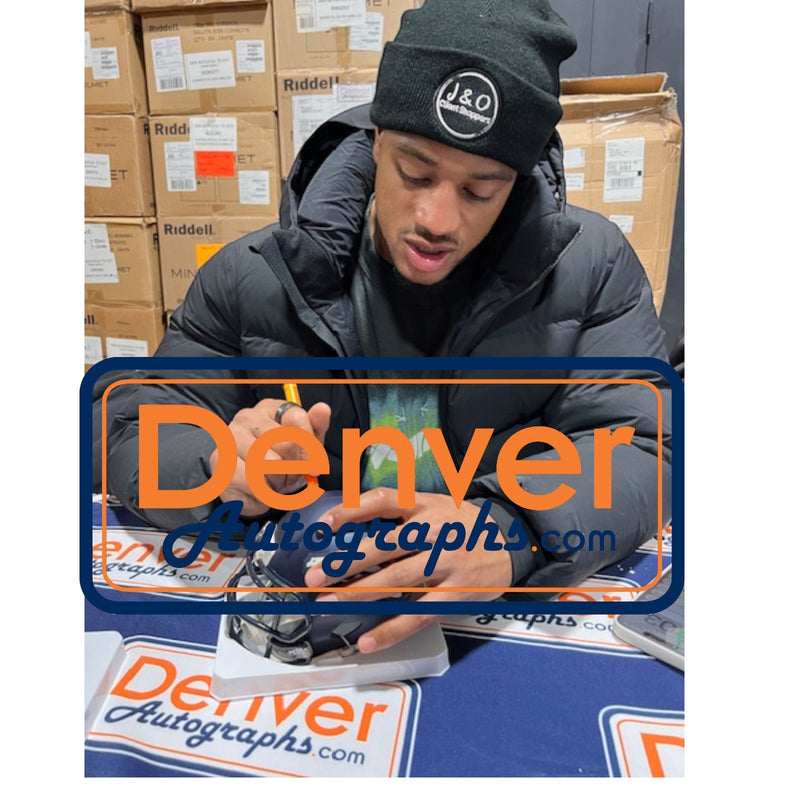 Patrick Surtain Autographed Denver Broncos Mini Helmet (BAS Witnessed)