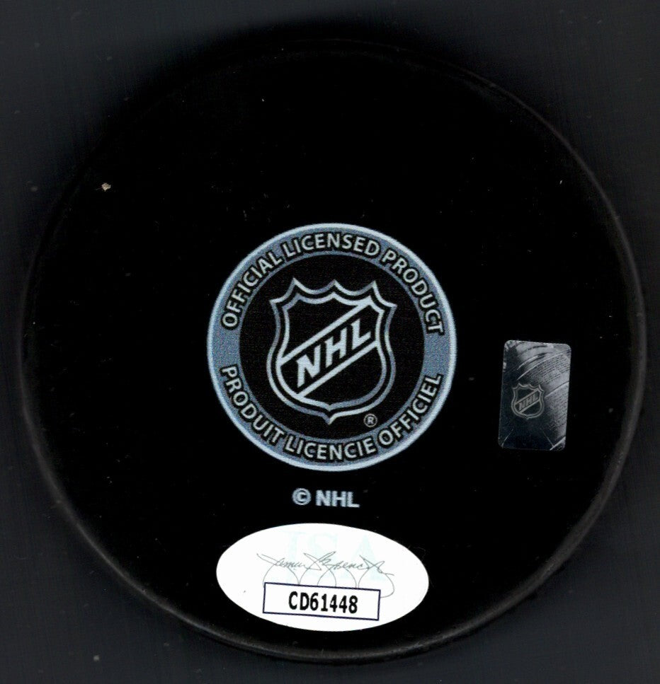 Andrei Vasilevskiy Signed Tampa Bay Lightning Logo Hockey Puck (JSA)