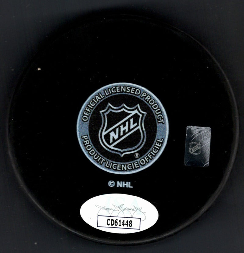 Andrei Vasilevskiy Signed Tampa Bay Lightning Logo Hockey Puck (JSA)