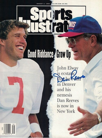Dan Reeves Autographed Denver Broncos Sports Illustrated Magazine (1993)
