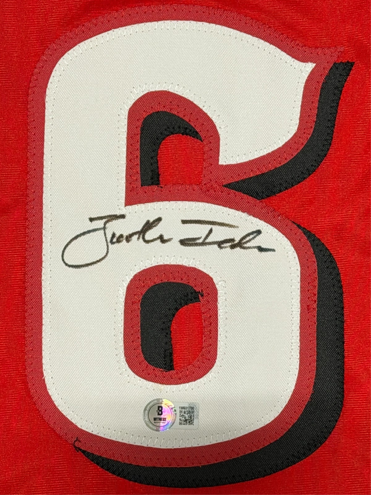 Jonathan India Signed Cincinnati Reds Custom Baseball Jersey (Beckett COA)