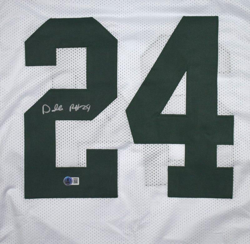 Darrelle Revis Autographed New York Jets White Custom Jersey