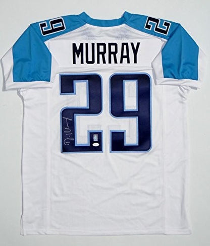 DeMarco Murray Autographed White Custom Football Jersey