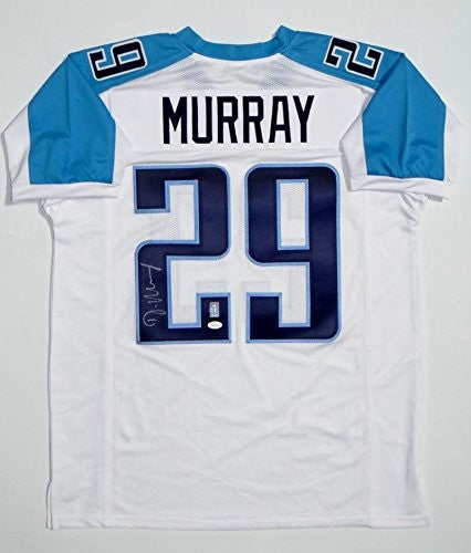 DeMarco Murray Autographed White Custom Football Jersey