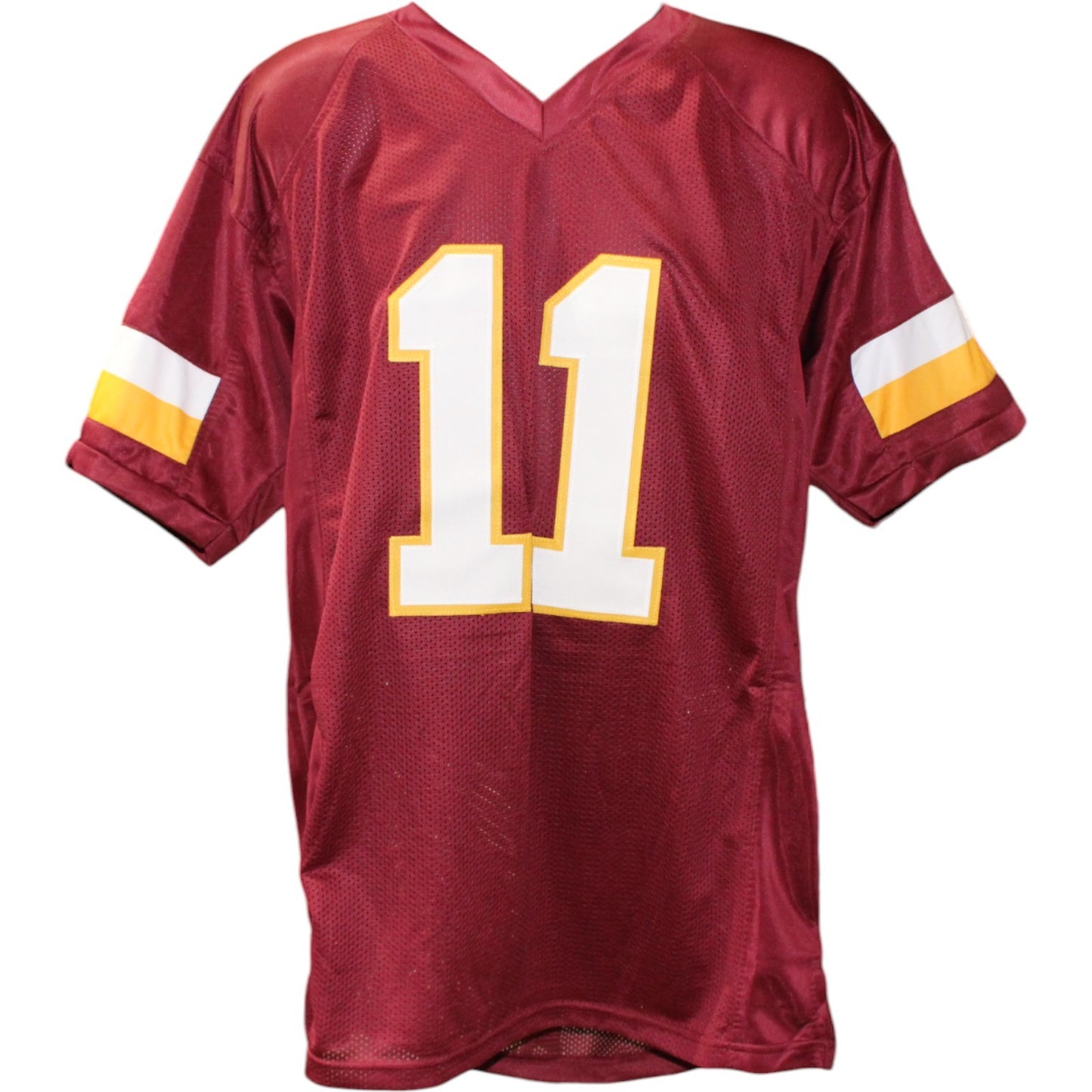 Mark Rypien Signed Pro Style Red Jersey with "SB MVP" Inscription (Beckett)