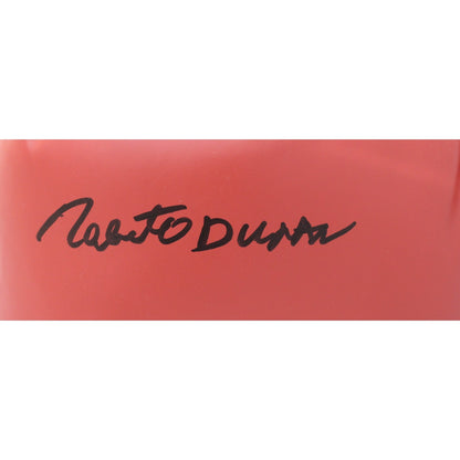 Roberto Duran Autographed Red Everlast Left Hand Boxing Glove