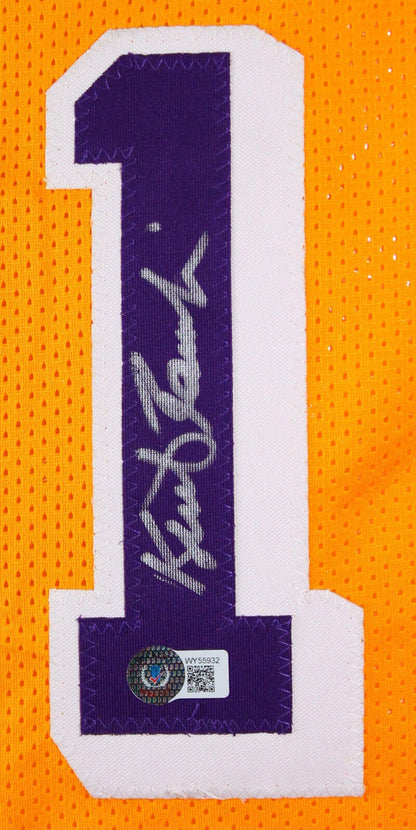 Kurt Rambis Autographed Los Angeles Lakers Style Gold Custom Jersey
