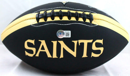 Darren Sproles Signed New Orleans Saints Black Logo Football