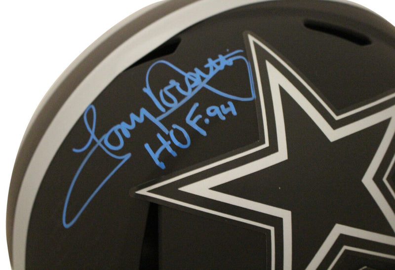 Tony Dorsett Signed Dallas Cowboys Full Size Eclipse Helmet HOF Inscribed