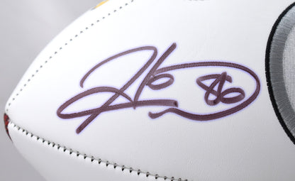 Hines Ward Autographed Pittsburgh Steelers Logo Football