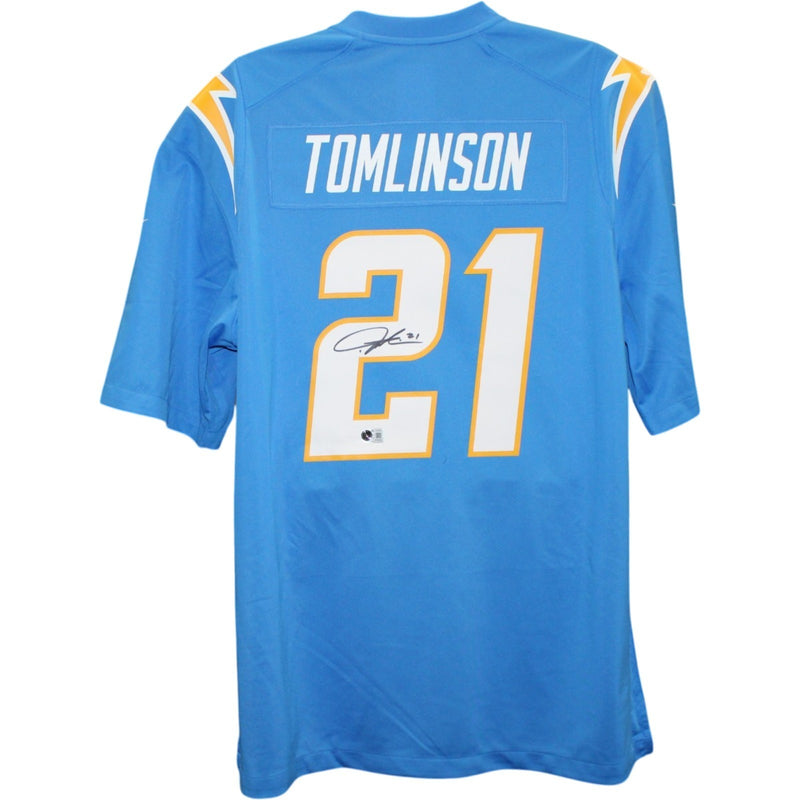 LaDainian Tomlinson Signed San Diego Chargers Blue Jersey