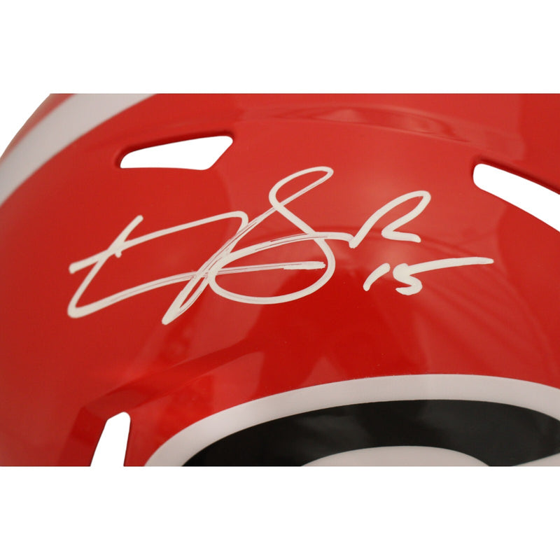 Carson Beck Georgia Bulldogs Autographed Full Size Authentic Speed Helmet