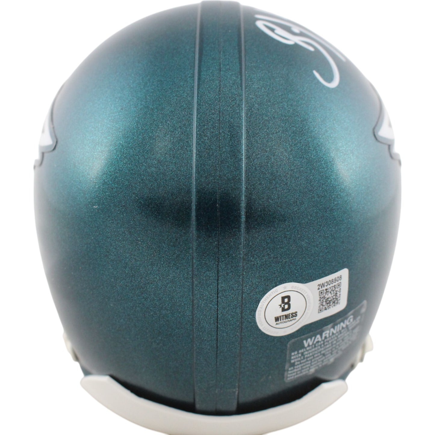 Brian Dawkins Philadelphia Eagles Autographed VSR4 Mini Helmet HOF