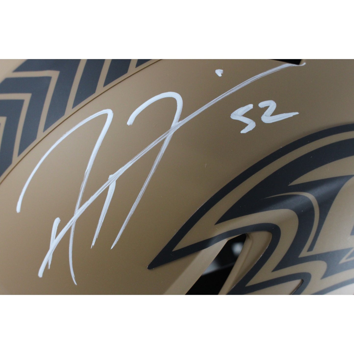 Ray Lewis Autographed Baltimore Ravens Full Size Authentic 2023 STS Helmet