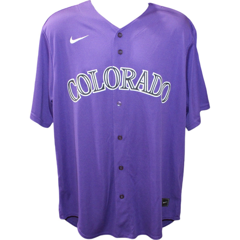 Todd Helton Colorado Rockies Signed Purple Nike Jersey HOF Inscription