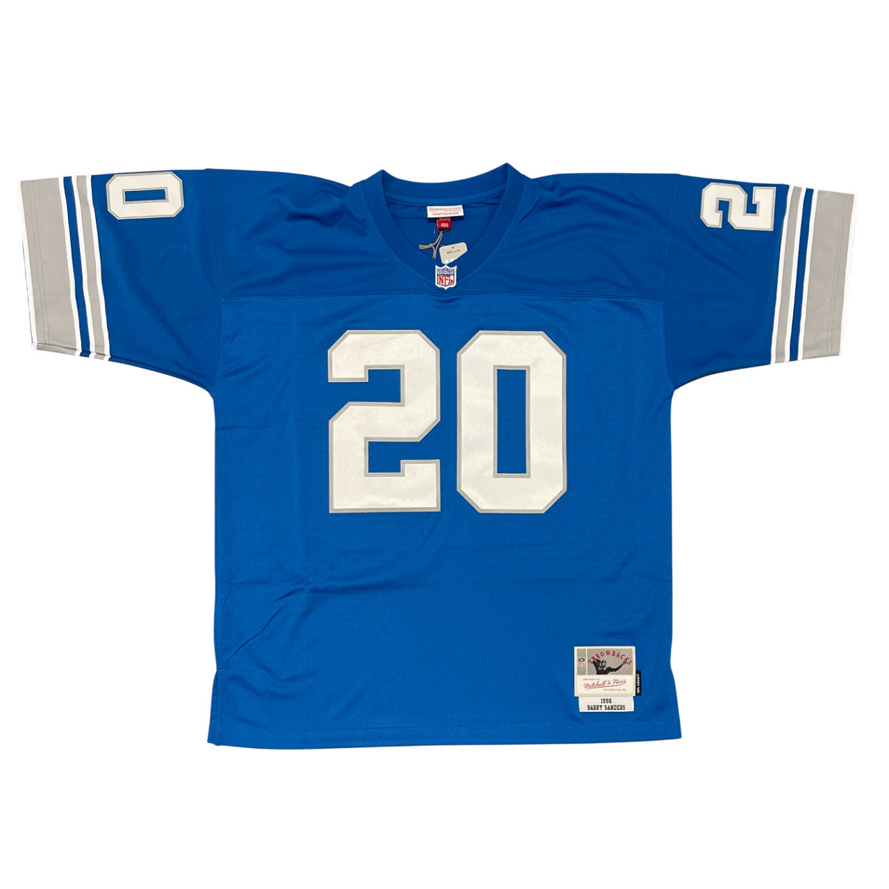 Barry Sanders Signed Detroit Lions Mitchell & Ness Jersey