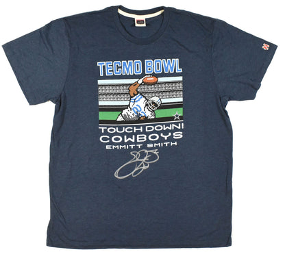 Emmitt Smith Autographed Dallas Cowboys Homage T-Shirt