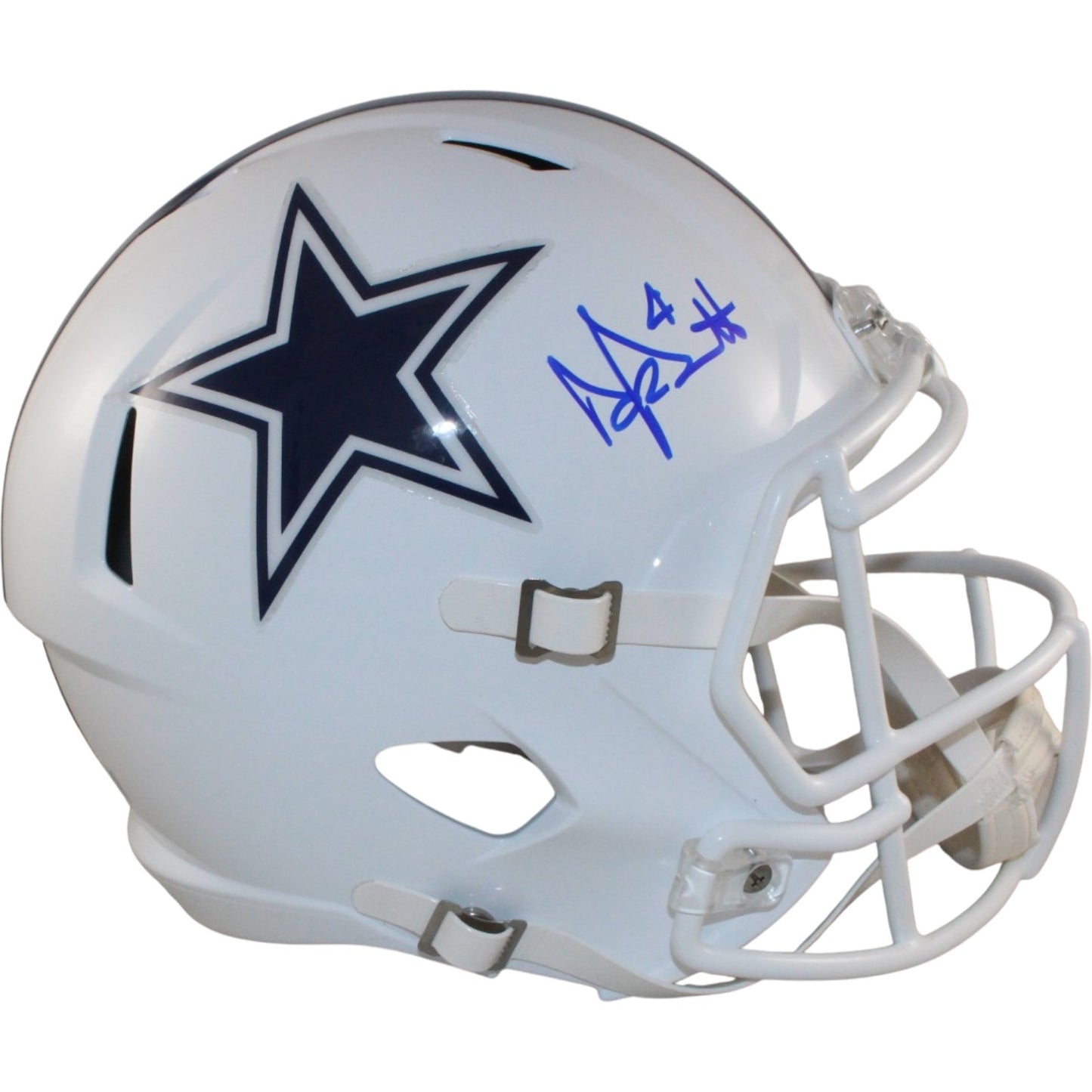 Dak Prescott Dallas Cowboys Signed Full Size 2022 Alternate Replica Helmet