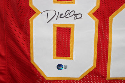Dante Hall Autographed Kansas City Chiefs Style Jersey