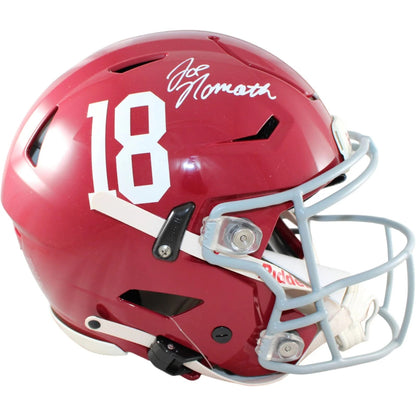 Joe Namath Signed Alabama Crimson Tide Speedflex Helmet