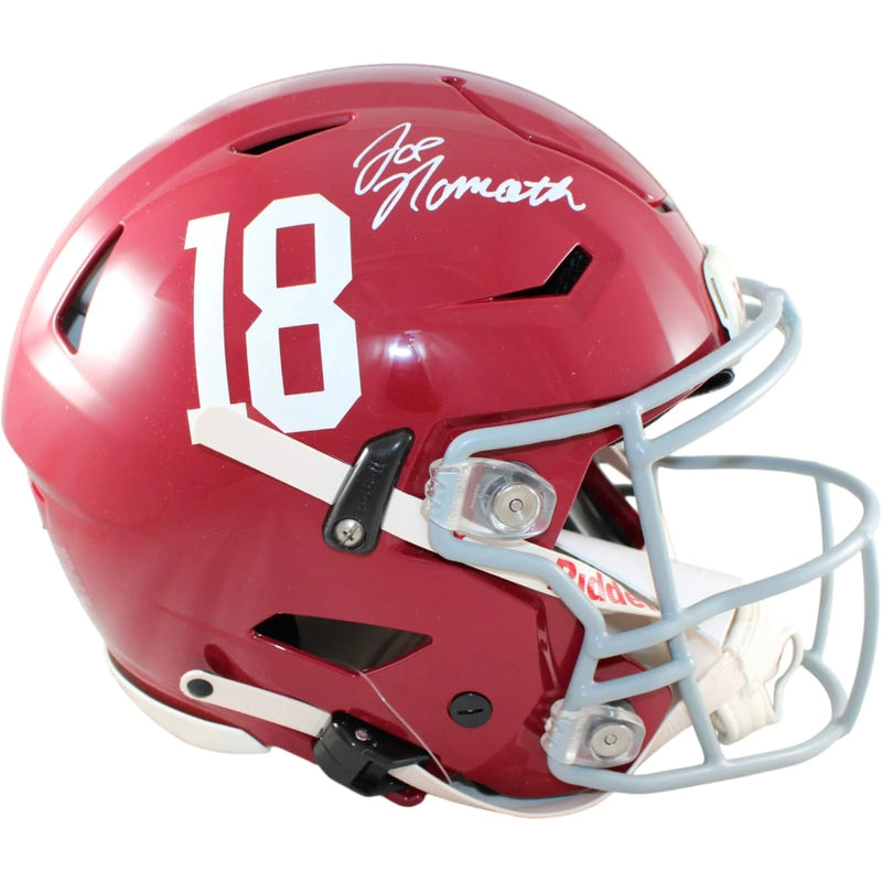 Joe Namath Signed Alabama Crimson Tide Speedflex Helmet