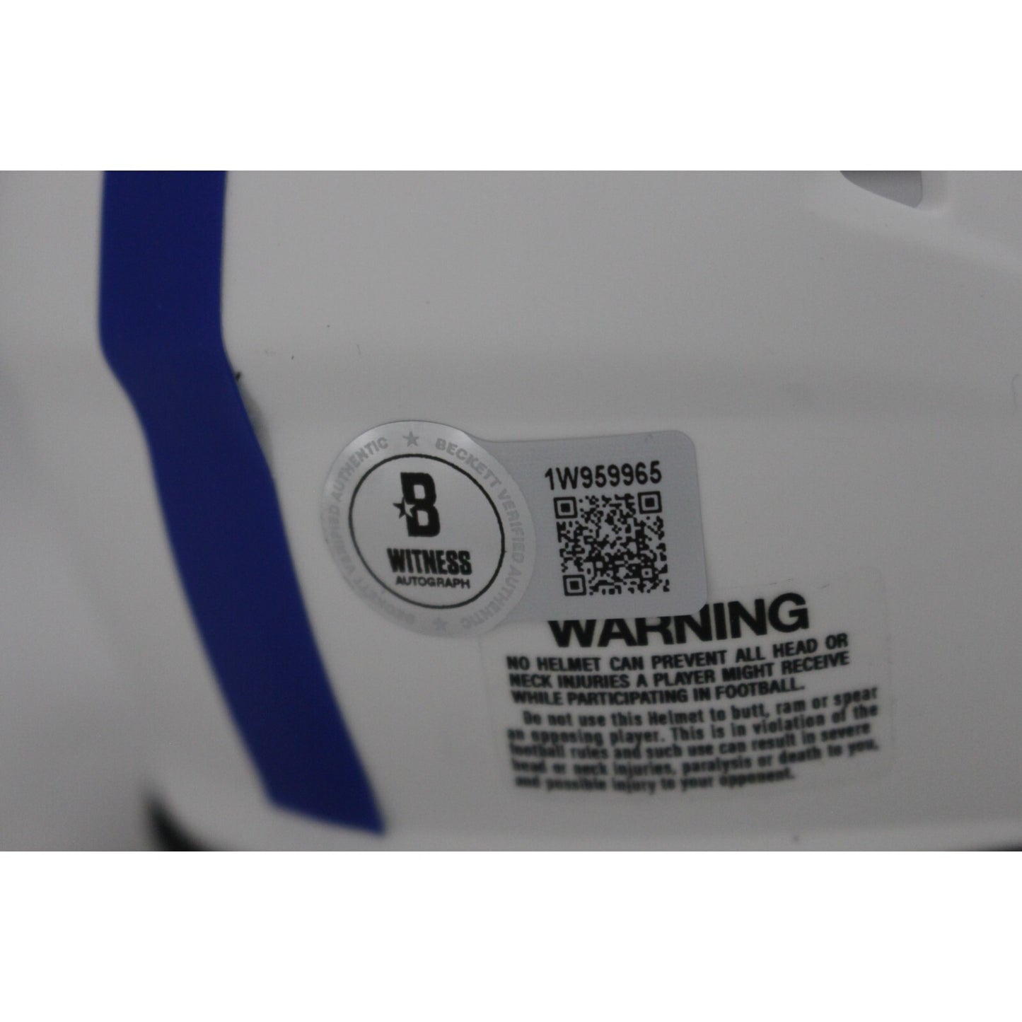 Edgerrin James Indianapolis Colts Lunar Eclipse Mini Helmet