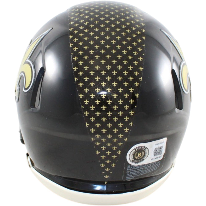 Drew Brees Signed New Orleans Saints 2022 Alternate Mini Helmet