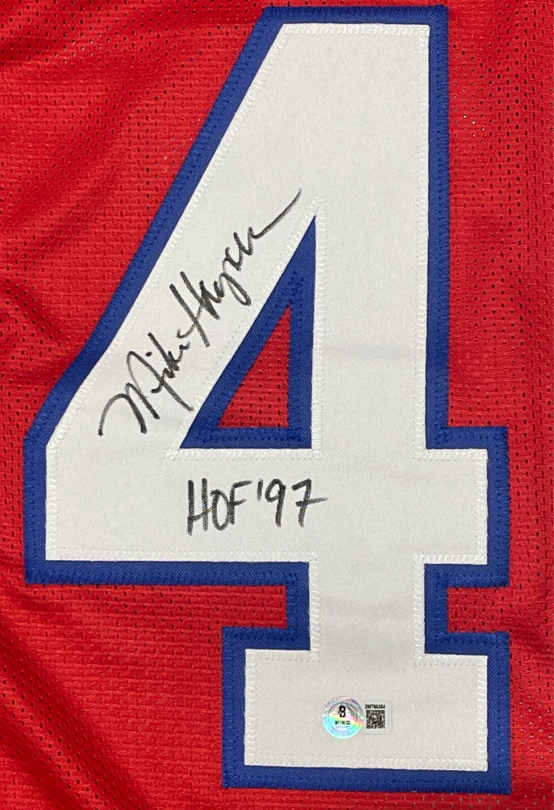 Mike Haynes Signed New England Patriots Custom Jersey (HOF 97)