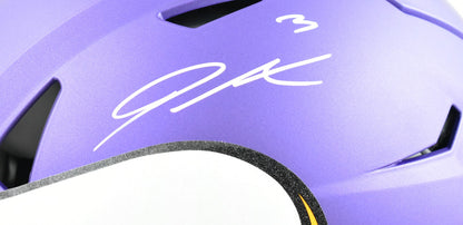 Jordan Addison Signed Minnesota Vikings Full Size SpeedFlex Helmet