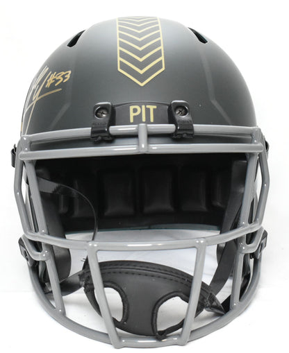 Jack Sawyer Signed Pittsburgh Steelers Full Size 2025 Salute to Service Helmet
