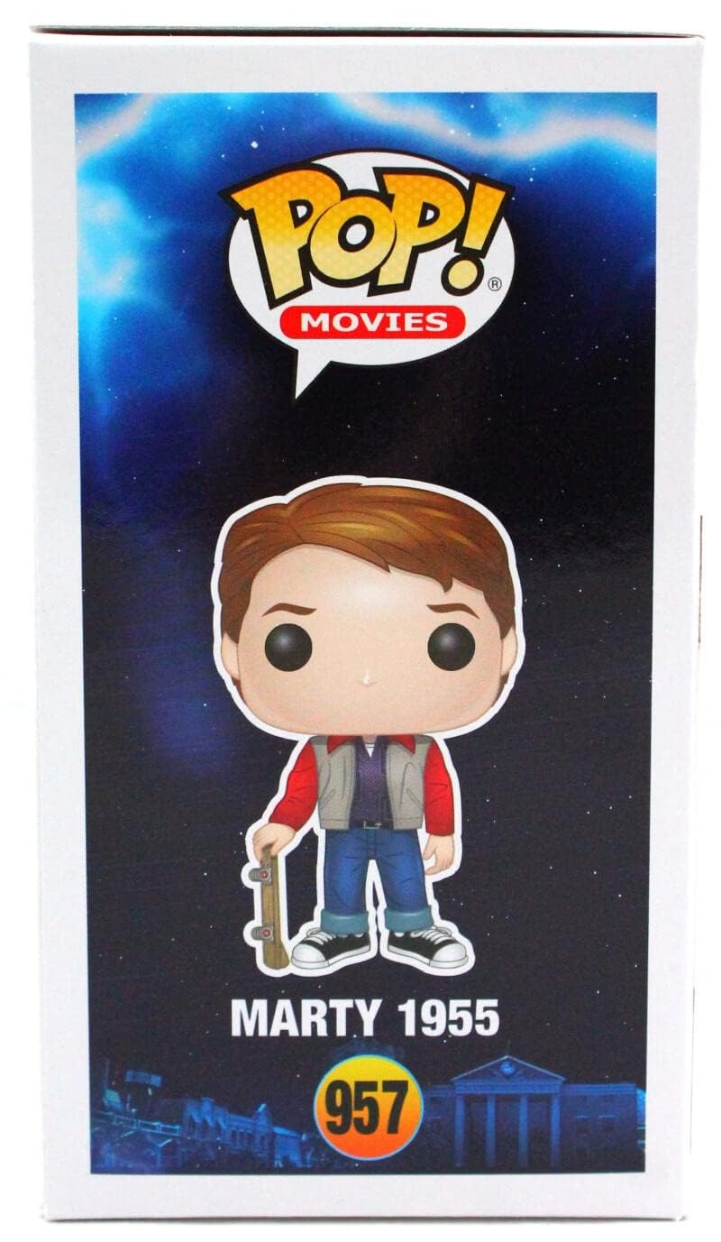 Michael J. Fox Signed Marty 1955 Funko Pop Figurine #957
