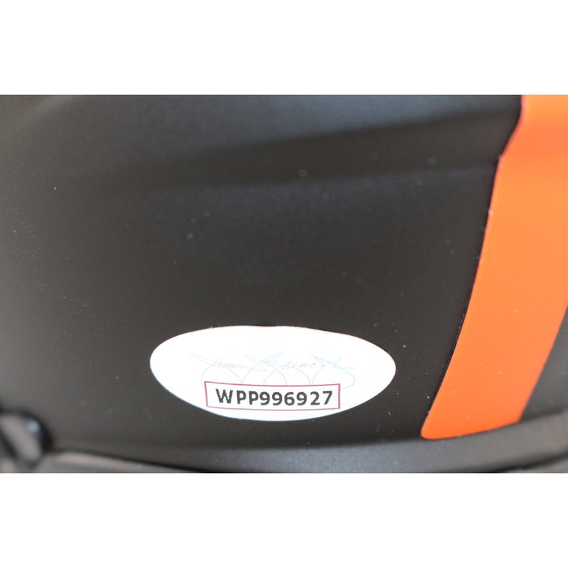 Denzel Ward Cleveland Browns Autographed Eclipse Mini Helmet