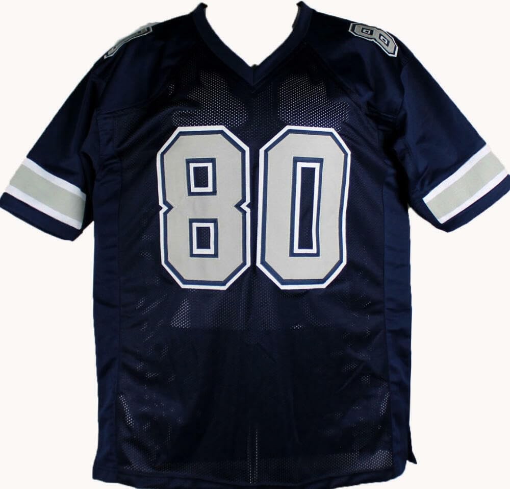 Alvin Harper Signed Dallas Cowboys Custom Blue Jersey "2x SB Champs"