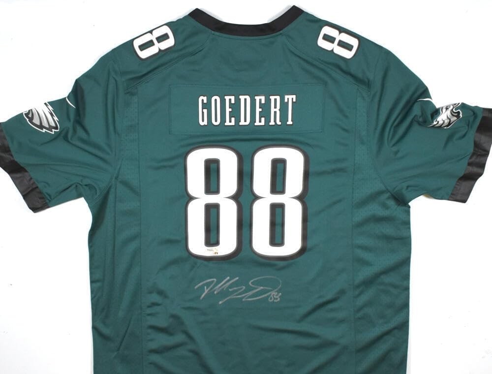 Dallas Goedert Autographed Philadelphia Eagles Green Nike Game Jersey