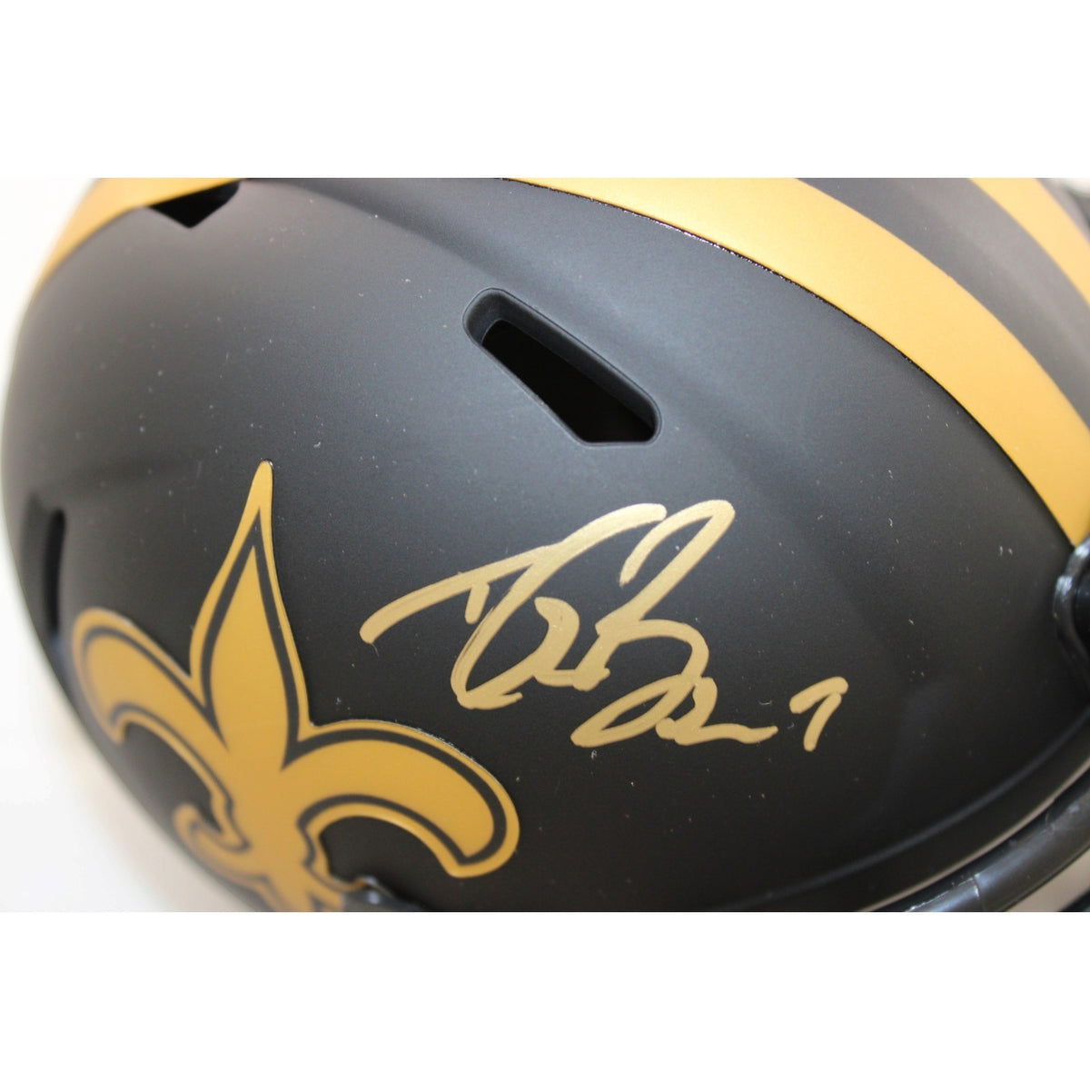 Drew Brees Signed New Orleans Saints Eclipse Mini Helmet