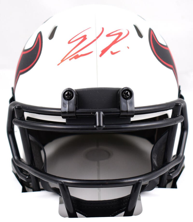 Dameon Pierce Houston Texans Signed Lunar Speed Mini Helmet