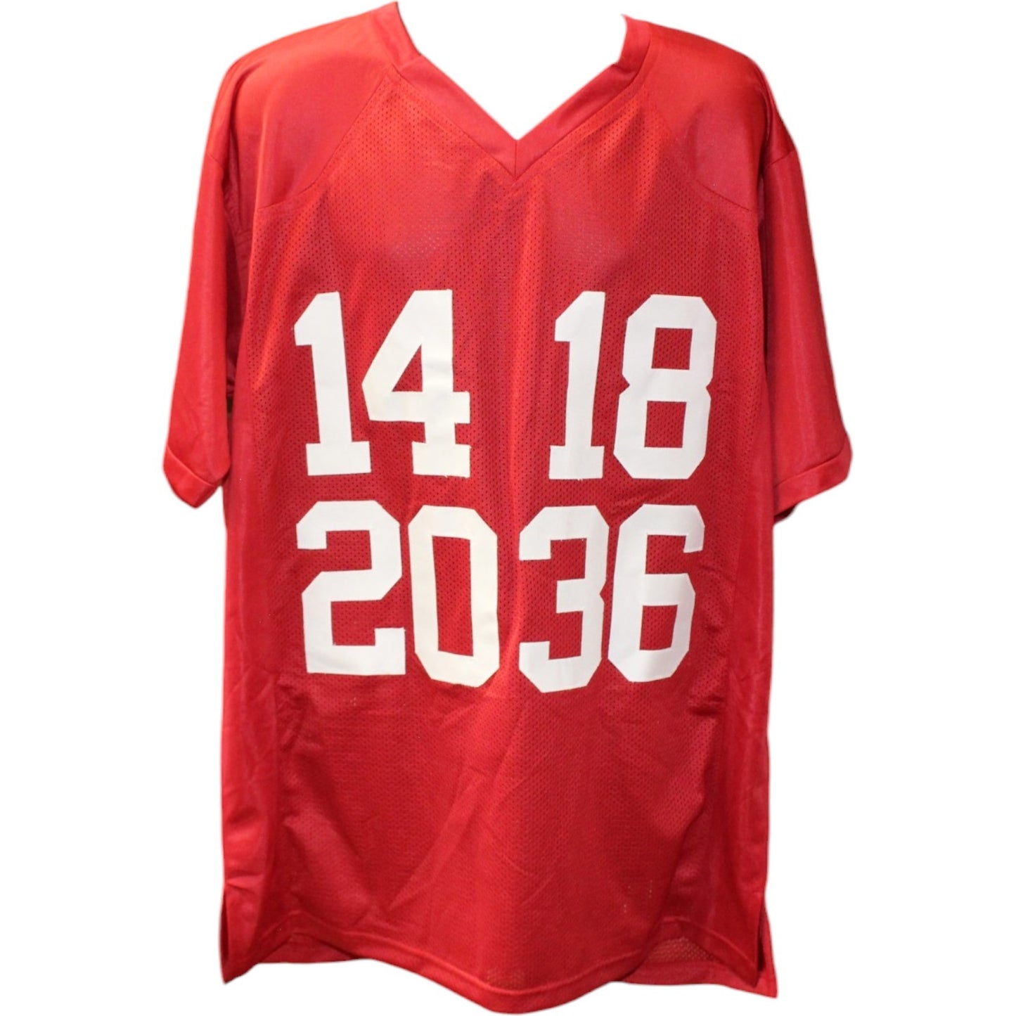 Sam Bradford, Jason White, Billy Sims & Steve Owens Signed Heisman Jersey